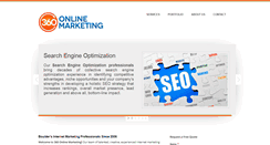 Desktop Screenshot of 360onlinemarketing.com